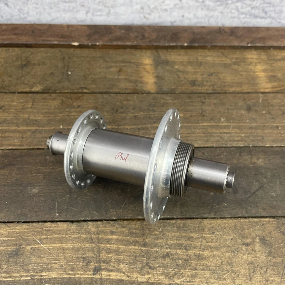 VIntage Phil Wood Hi-Lo 后轮毂 36H 36 孔 120 毫米高低合金 Eroica — 第 2/4 张图片