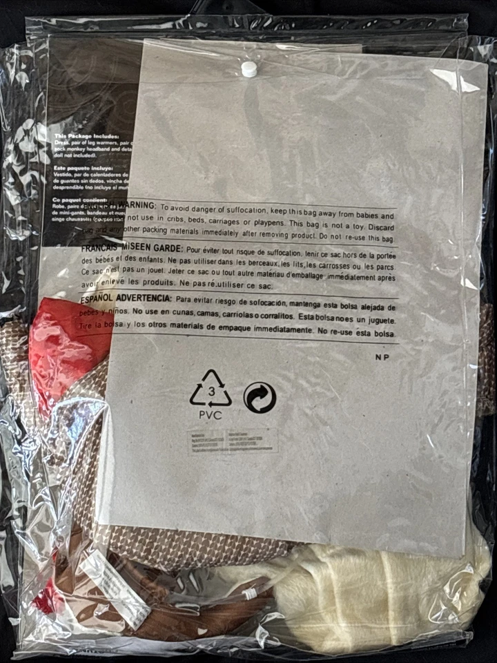 Disfraz Calcetín Mono Disfraz Halloween Mujer Nuevo Talla Mediana 8-10 Foto 2 de 2