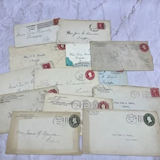 1909-20s Huge Lot Cora K. Rambo Lee MA Postal Cover Envelopes TI5-E-2