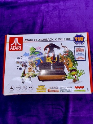 Atari Flashback X 10 AR3060 HD 110 Games 2 Controllers Power Adapter, HDMI Cable
