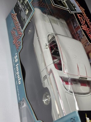 1/18 ERTL アメリカングラフィティ インパラ 劇中車 ミニカー Ertl 1:18 1958 Chevrolet Impala American Graffiti Diecast Vehicle