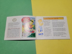 I Simpson Bart Vs I Mutanti Spaziali NES Nintendo SOLO Manuale Istruzioni