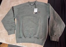 Carhartt WIP felpa Vista Sweat uomo Smoke Green tg.XS