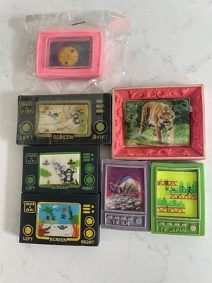 Vintage Hologramm Japan Radiergummi Konvolut Videospiel Gummis 80er Jahre