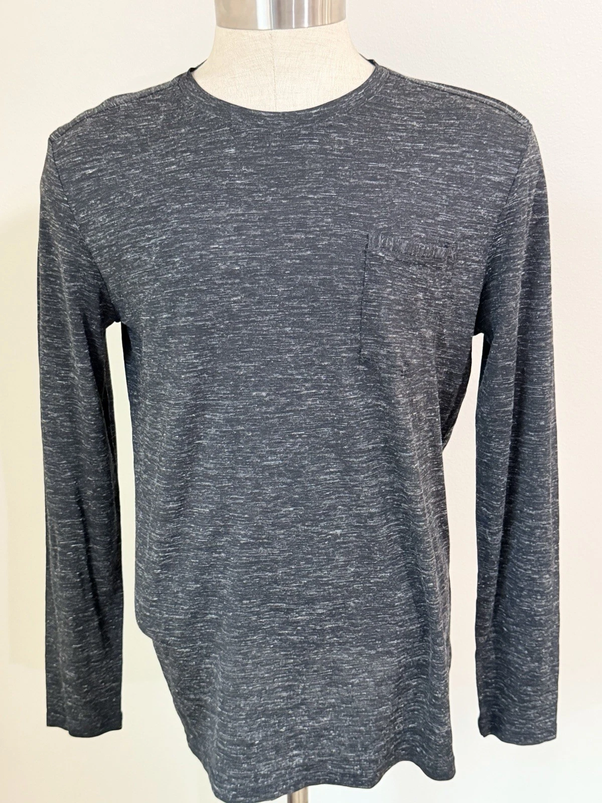 Smartwool Everyday Exploration Merino Baselayer Long Sleeve Shirt Med Men Grey