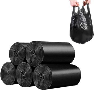 100 PCS 4 Gallon Trash Bags Kitchen Trash Bags Small Garbage Rubbish Bags46x60cm