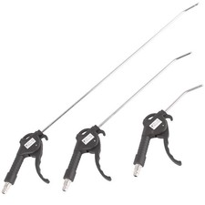 BGS DIY DRUCKLUFT AUSBLASPISTOLE 110 300 500 mm KFZ DRUCKLUFTPISTOLE 3-tlg.