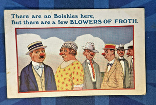 Comic Postkarte 1927 AOFB Alter Schaumbläserorden EIN PAAR SCHAUMBLÄSER