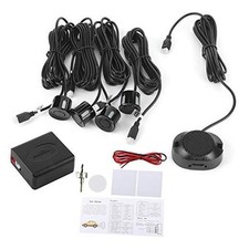 Car Reverse Backup Parking Sensor System Reversing Assistance Kit with Audio