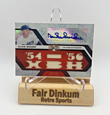 2008 Topps Triple Threads Baseball Duke Snider #TTAR-104 Relic AUTO /18 Dodgers