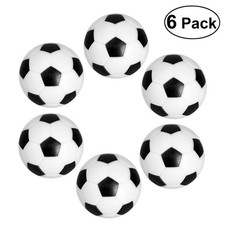 LUOEM 6 PEZZI 32mm palloni da calcio balilla nero/pallone calcio balilla