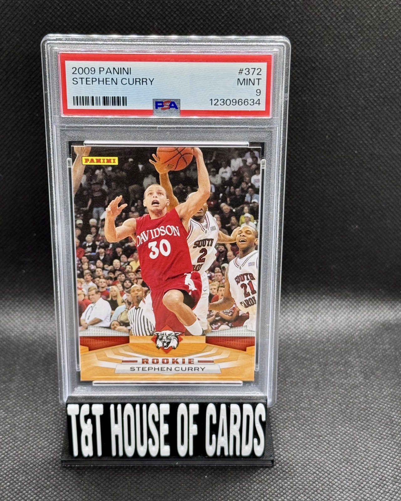 2009 Panini Stephen Curry RC #372 PSA 9