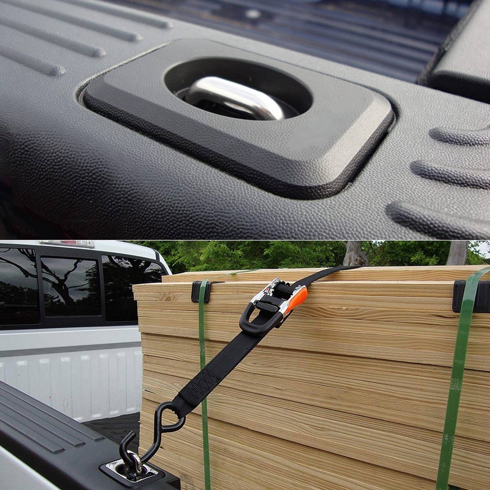 20 Stück Zurrösen (D-Ringe) Aus Edelstahl - Für Anhänger, Transporter & Ladungssicherung, Robust