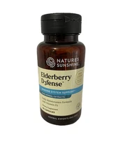 Natures Sunshine Elderberry Defense 90 Capsules Exp 04/2026