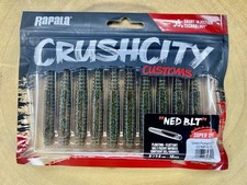 Rapala Crush City Customs NED BLT, Bass Fishing, Brand New, Free Shipping! NWT!