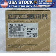 New PLC FX2N-16MT-ES/UL analog adapter 1 year warranty #E8-