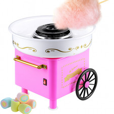 Electric Cotton Candy Floss Maker Machine Candyfloss Sugar Maker Pink