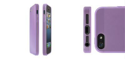 Vaveliero Soft Cover IPHONE5 TPU Light Violet