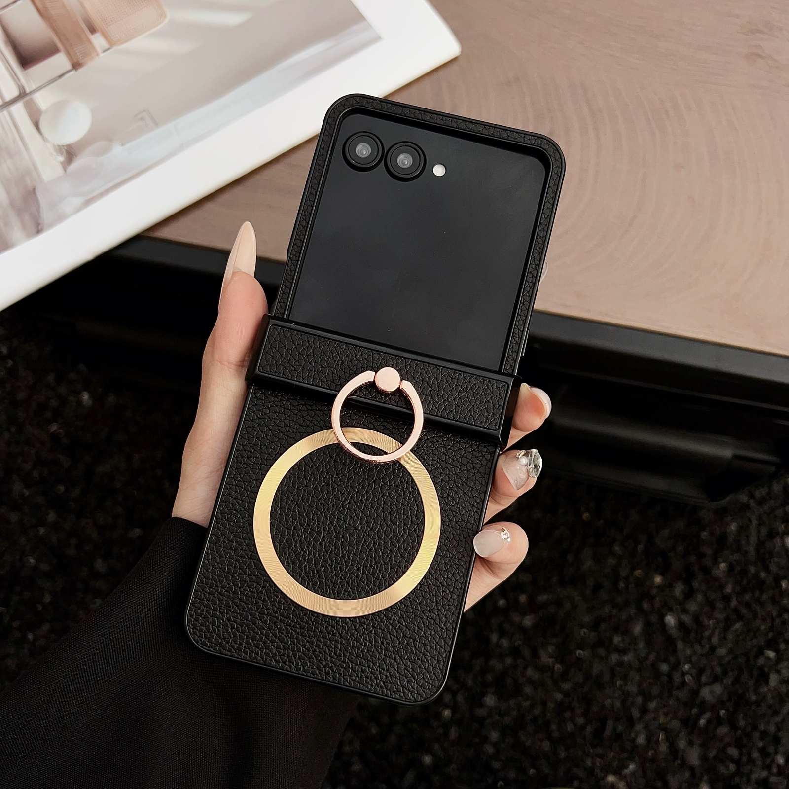 For Motorola Razr 60 Ultra/60/2024 Razr+ 2024/Razr Ultra 2025 Mag Safe Ring Case