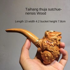 Cigarette Holder Cigarette Pot PipGun Carving Pixiu Dragon Head Pot Gift Carving