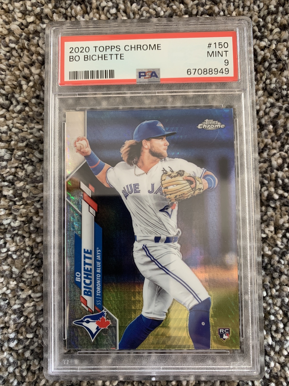 2020 Topps Chrome Refractor -  Bo Bichette (RC) - PSA 9 Mint 💎🔥