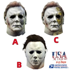 Michael Myers Halloween Scary Kills Horror Movie Cosplay Costume Latex Full Mask