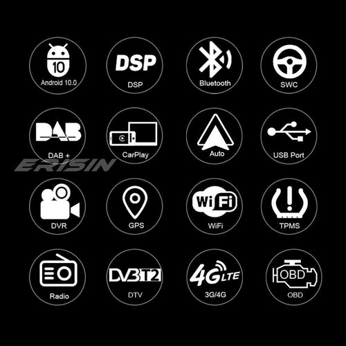 8-Kern Navi Android 12 Autoradio DAB+CarPlay Mercedes-Benz C/CLK/CLC Klasse W209 - Bild 2 von 12