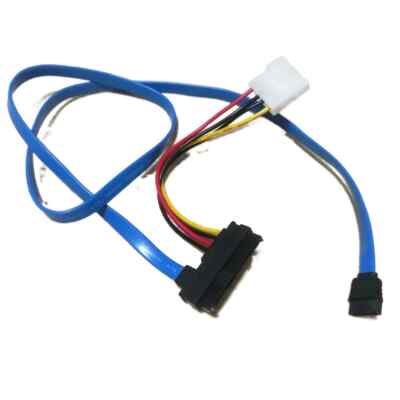 SFF-8482 SAS 29P To SATA IDE 4pin Power Supply Cord Server Hard Disk Data Cable