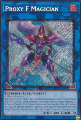 1X NM Proxy F Magician - BLTR-EN094 - Secret Rare 1st Edition