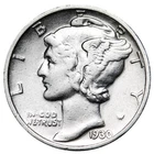 1930-S Mercury Dime XF/AU Nice Coin!