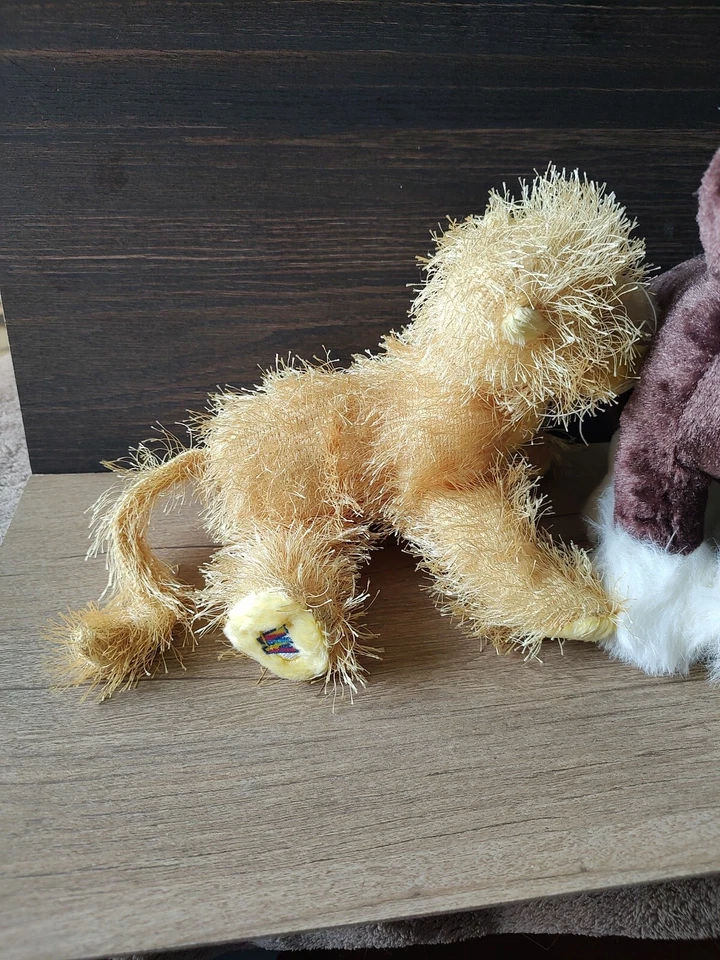 Lot Of 2-Ganz Webkinz-Lioness HM193 & Clydesdale Horse HM139 Plush / Stuffed  - Image 4 of 4