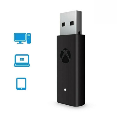 Für Wireless Xbox One Controller Adapter Empfänger Stick Windows 10 PC USB Neu