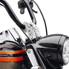 4" Tall Adjustable Pullback Handlebar Riser For Harley Sportster Softail Dyna