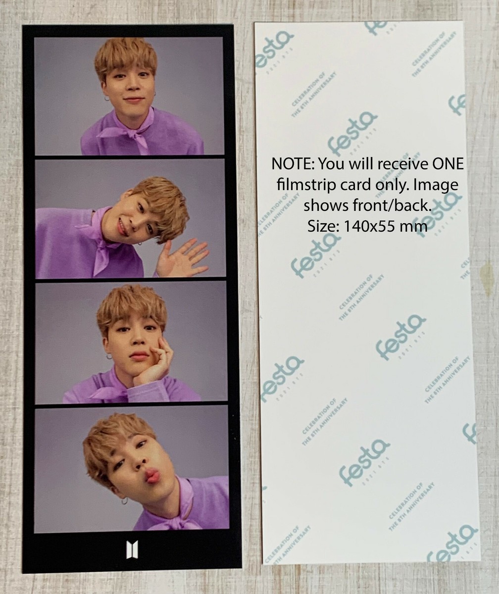BTS Bangtan 2021 Festa D Day Calendar Photocard PC Filmstrip BTS Bangtan 2021 Festa D Day Calendar Photocard PC Filmstrip