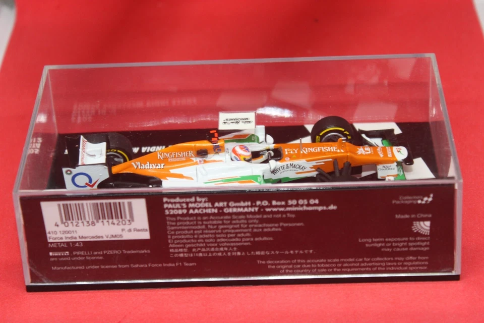 1/43 Force India Mercedes VJM05 (2012) - #11 P. Di Resta - MINICHAMPS - Immagine 3 di 3