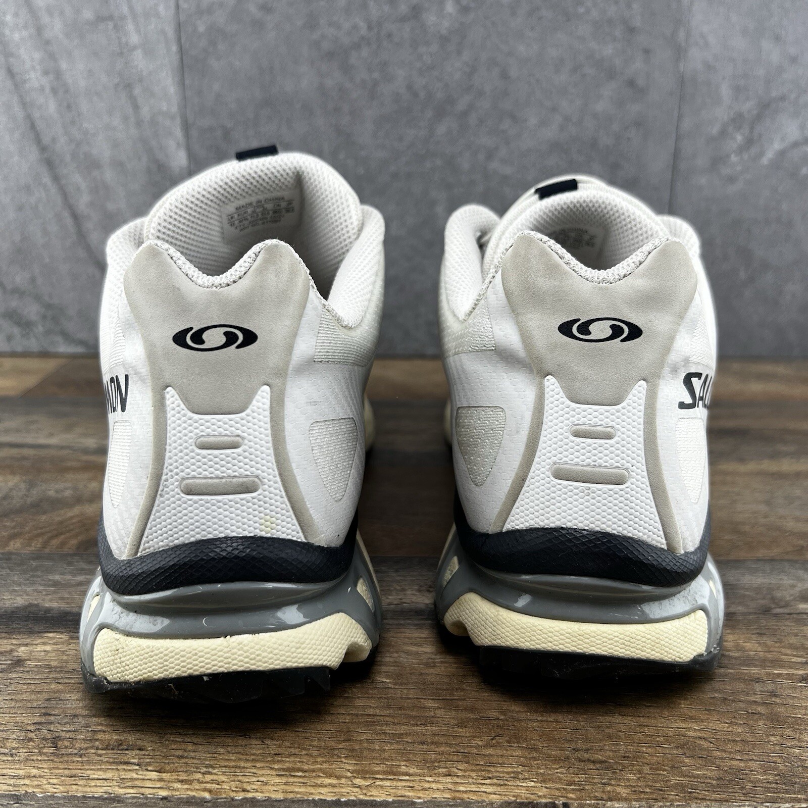 Scarpe da trail Salomon XT 4 taglia 10 5 da uomo bianche roccia lunare cielo notturno