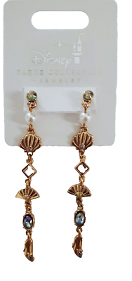 Cinderella Disney Princess Earrings Gold Disney Parks Princess