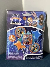 Space Jam 2 Foil Balloon Bouquet 5 Pieces LeBron James