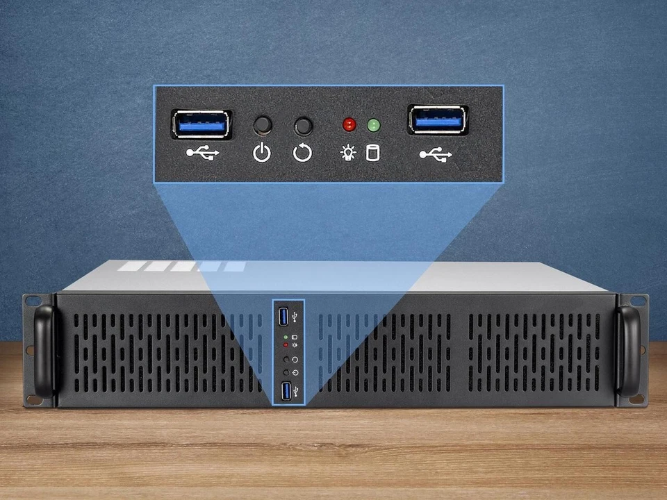 Rosewill RSV-Z2600U 2U Server Chassis Rackmount Case 4 3.5" HDD Bays - Image 4 of 4