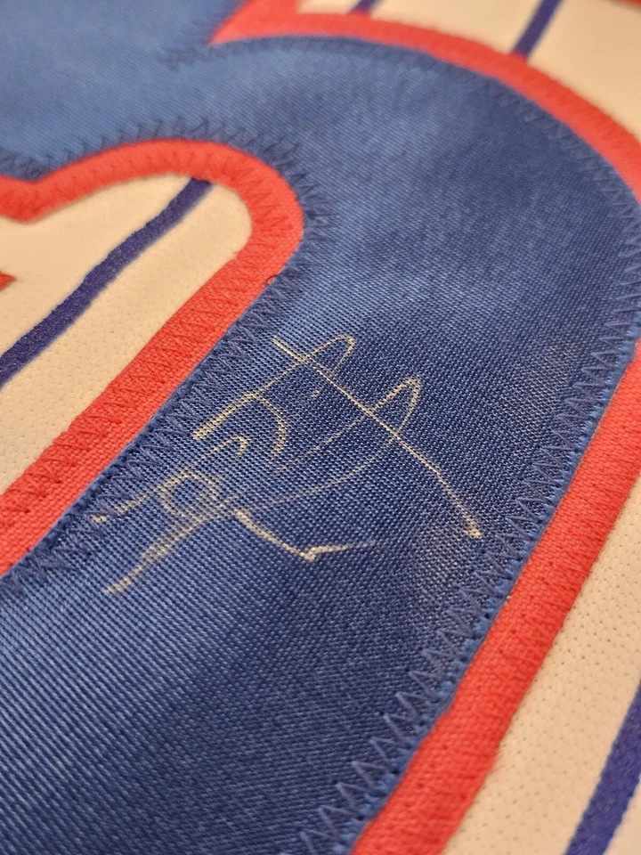 Albert Almora Jr Autographed/Signed Jersey PSA/DNA COA White Custom Jersey - Image 2 of 4