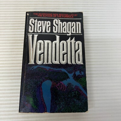 Vendetta Crime Thriller Paperback Book Steve Shagan from Bantam Books 1987
