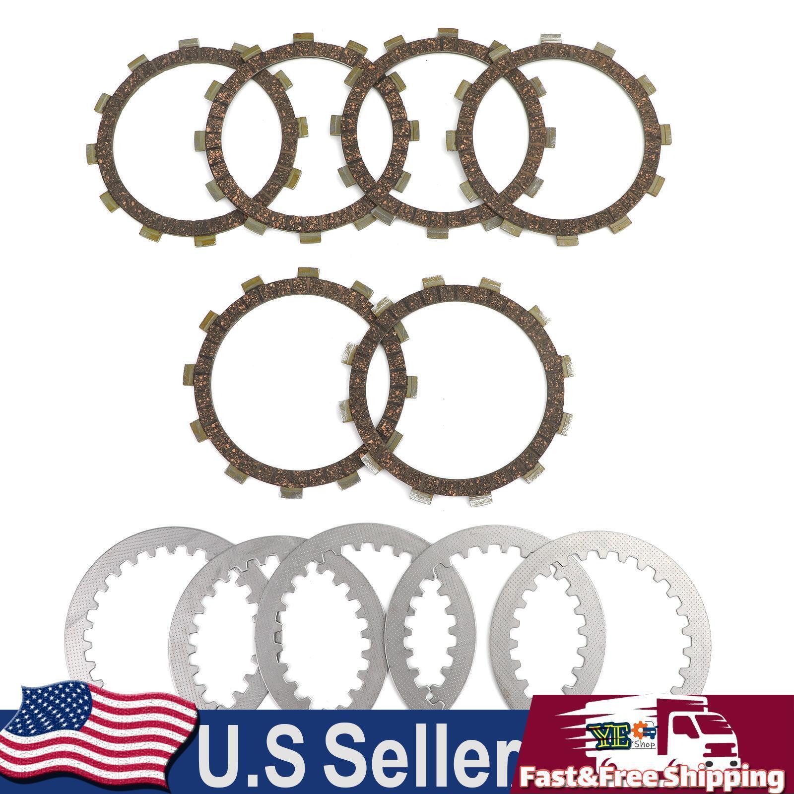 Clutch Kit with Iron and Friction Plates Compatible with Yamaha SR250 G H TH TT250 XT250 G H Models