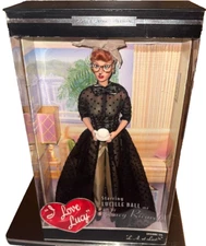 Barbie as Lucy Ricardo in I love Lucy Ep. 113 L.A. at Last! Collector Doll-NIB