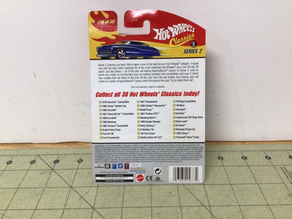 Hot Wheels Classics ‘40 1940 Ford Coupe chrome spectraflame #19 - Image 4 of 4