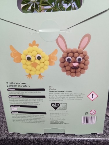 Brand New Wilko Make Your Own Pom Pom Characters - Picture 3 of 5