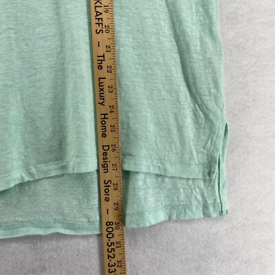 EILEEN FISHER Tunic 2XS Organic Linen Slub Jersey Oversized Dolman