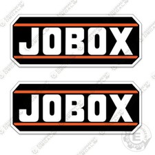 Adatto per Jobox Kit Decalcomanie (Set di 2) Logo Decalcomanie Adesivi di Ricambio 12" Loghi