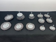 12 Pc Wire Wheel Brushes Set 4500RPM Max Steel For Drill Cleaning  Polishing