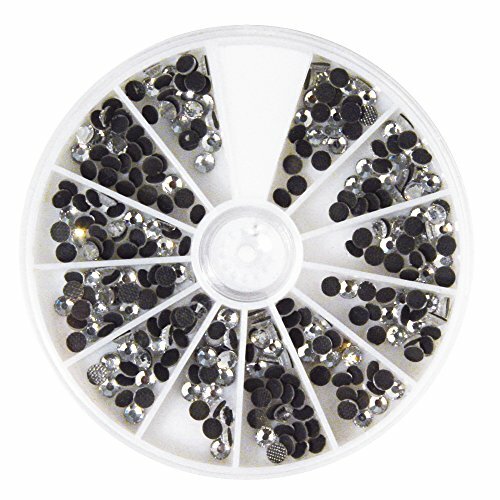 Rayher 15129801 Hotfix di strass, 4 mm, cristallo di rocca, Box (V6P)