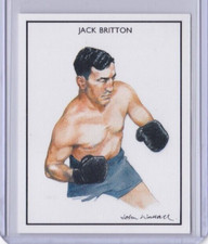 1991 Victoria Gallery Boxing Greats #3 JACK BRITTON ID6